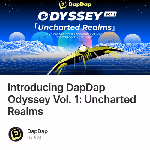 Introducing DapDap Odyssey Vol. 1: Uncharted Realms