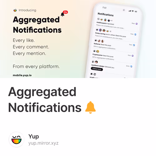 Aggregated Notifications 🔔