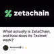 What actually is ZetaChain, and how does its Testnet work?