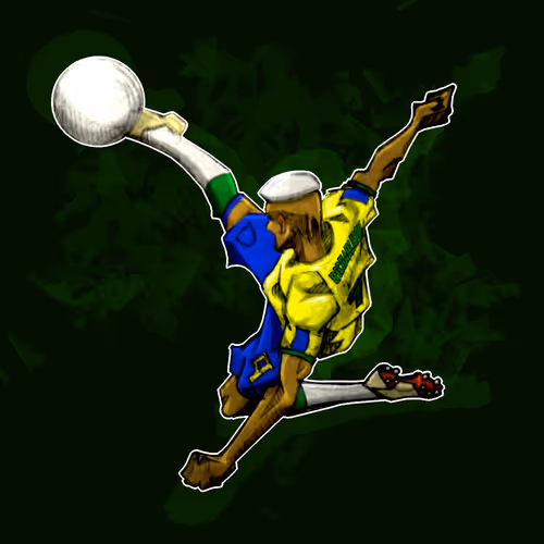 Celebrate brazilian football collectible