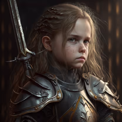 beautiful, girls, warriors