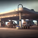 Future station mars cyborg invaders