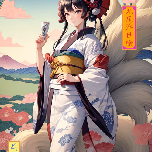 Kyuubi-Ukiyoe