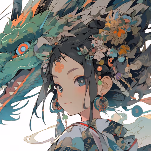 「はな記念NFT」配布クエスト 第6弾-Dragon Girl！