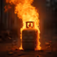 Gas Cylinder On Fire