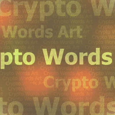 Crypto Words Art V2