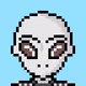 Mr. Alien Gray Pixels 32
