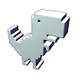 Baby Pixel Dinosaur 3D