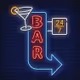Neon Bar CyberGirl