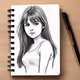 Sketch Drawn in Notepad