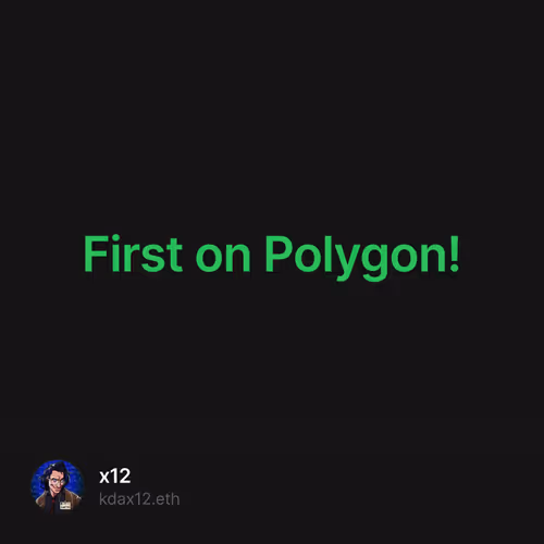 First on Polygon!