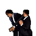 will smith slap meme pixel art nft