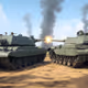 Tanks in battle!
