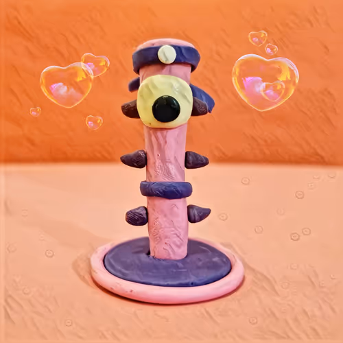 The Mutants Clay Cactus