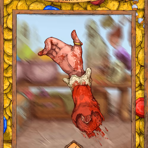 Captain's hand