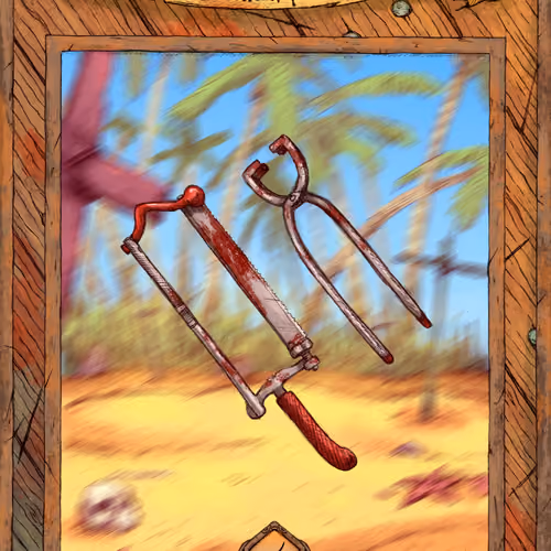 Saw and pliers