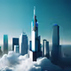 City in the clouds