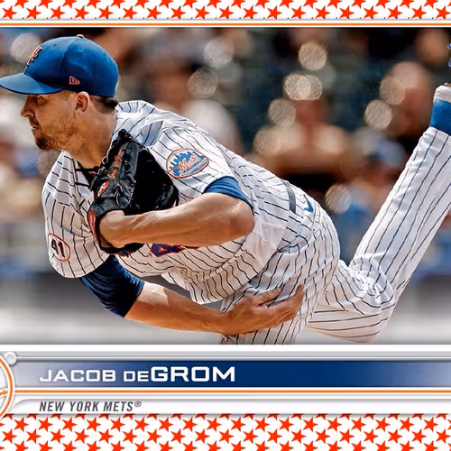 New York Mets R Jacob Degrom Base Independence Day