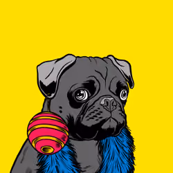 Thug Pug Xmas #649