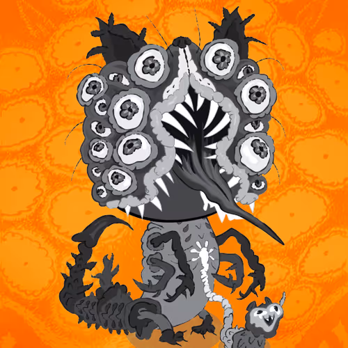 Spooky Season Puzzled Panther X Reddit Collectible