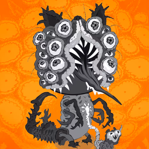 Spooky Season Puzzled Panther X Reddit Collectible