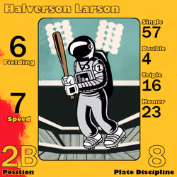 Halverson Larson: 2B