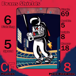Evans Shields: CF