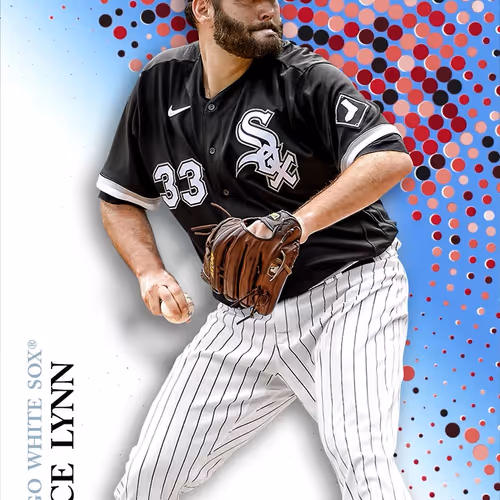Chicago White Sox R Lance Lynn Base Blue 1240 Comm