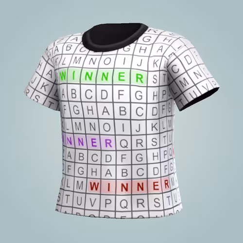 Word Search T-Shirt