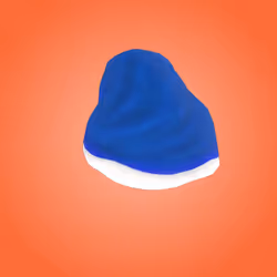 Blue santa hat