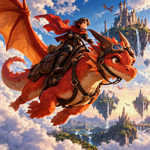 Dragon Rider NFT Fantasy