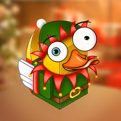 Christmas Elf Duckie