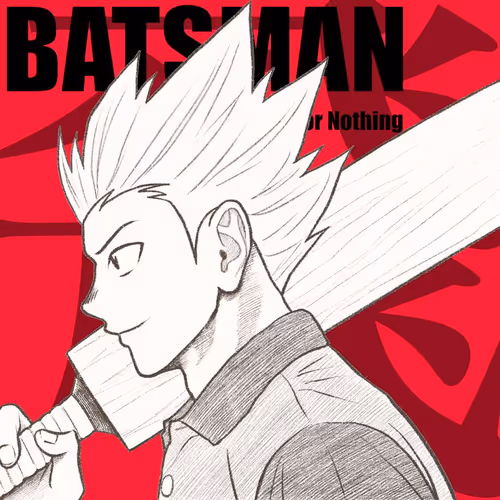 Mitsuo Hidaka from Cricket Manga ''BATSMAN''