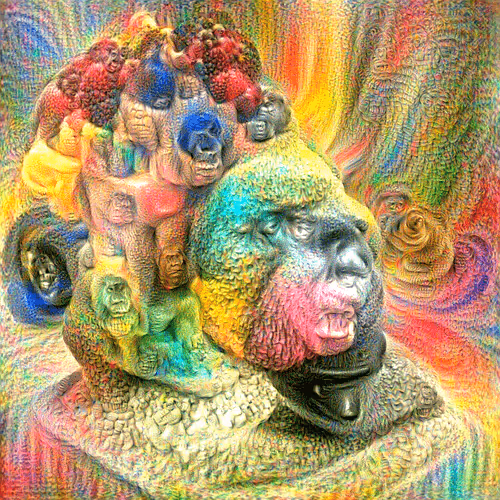 Surrealist Primal Apes