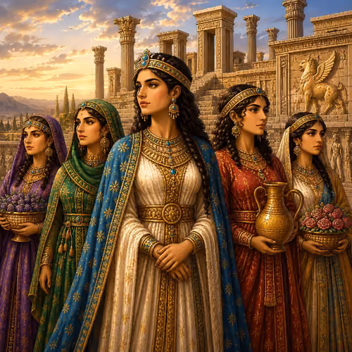 Iranian women of the earth