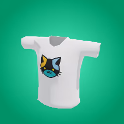 White NemCat T-Shirt
