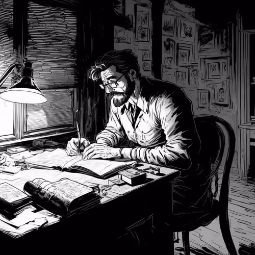 Man Writing