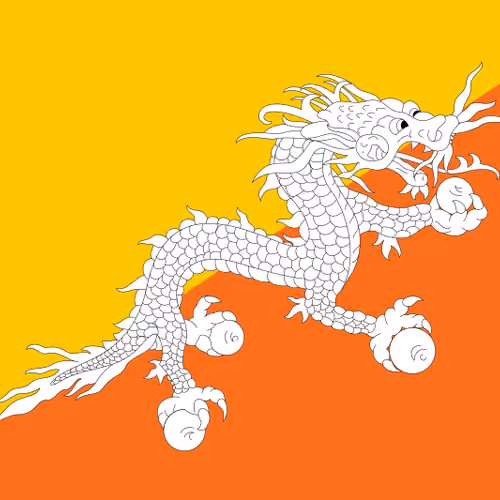 Flag of Bhutan