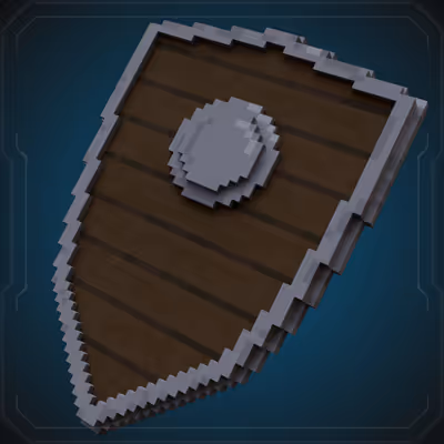 Wooden Adventurer's Shield