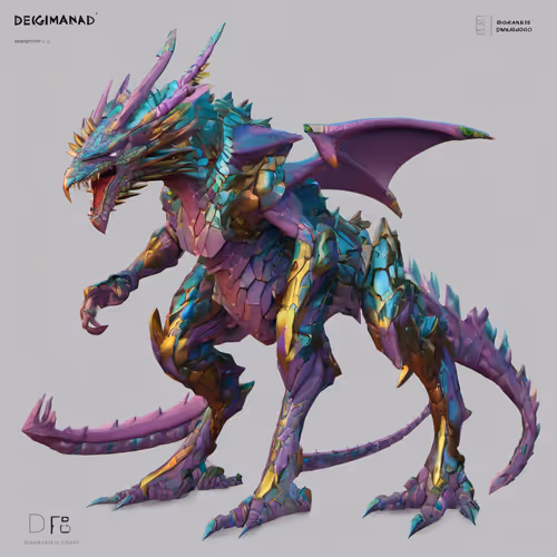 Dragon that can can bend light #1