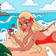 Tanned Bonny