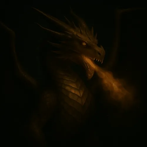 Golden Fire Dragon