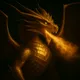 Dragon Golden Fire