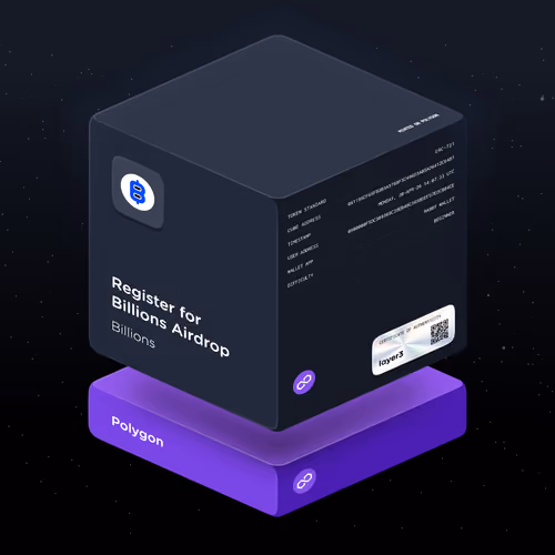 Register for Billions Airdrop