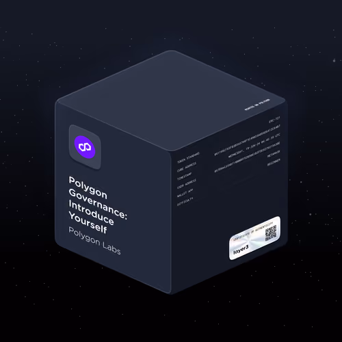 Polygon Governance: Introduce Yourself