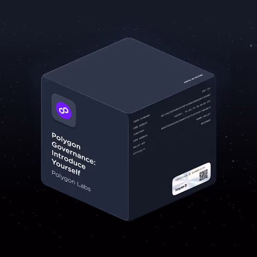 Polygon Governance: Introduce Yourself