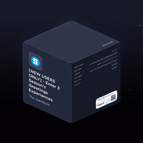 [NEW USERS ONLY] - Enter 3 Season's Greetings Experiences