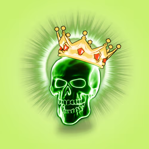 Rgb Crowned Skull By Artcebola