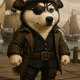 Pirate husky #79