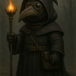 Plague doctor husky #28